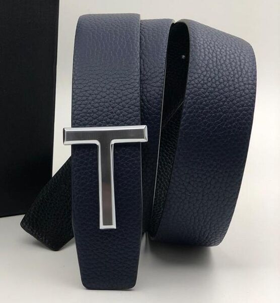 Мужской ремень Tom Ford мужской кожа синий 53197