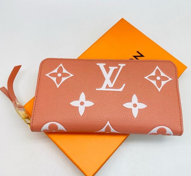 Кошелек Louis Vuitton женский кожа оранжевый 138708