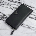 Мужской портмоне Prada мужской кожа черный 108567-4