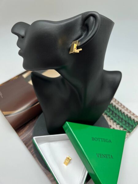 Серьги Bottega Veneta бронзовый 175525-2
