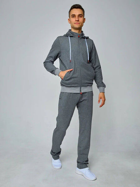 Мужской костюм Kiton мужской графитовый 157925