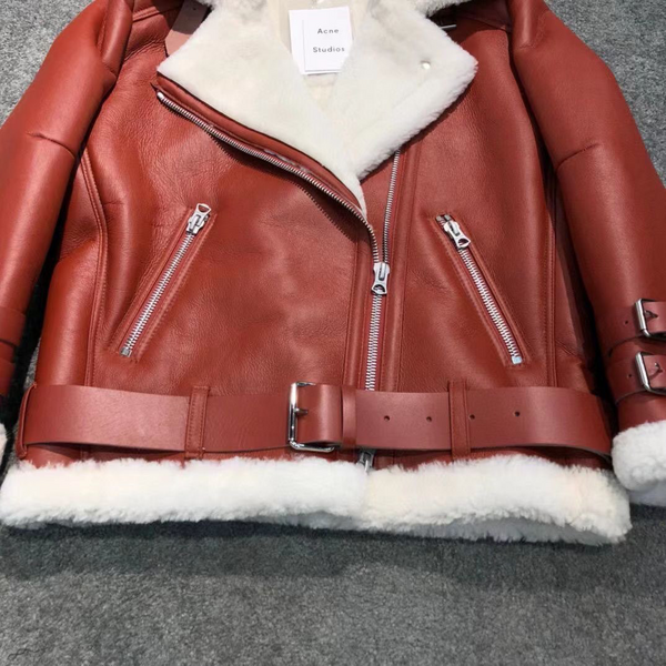 Дубленка Acne Studios женский кожа 19361-4