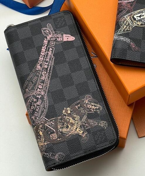 Мужской портмоне Louis Vuitton мужской канва черный 113390