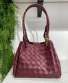 Сумка Bottega Veneta женский кожа страуса винный 188066