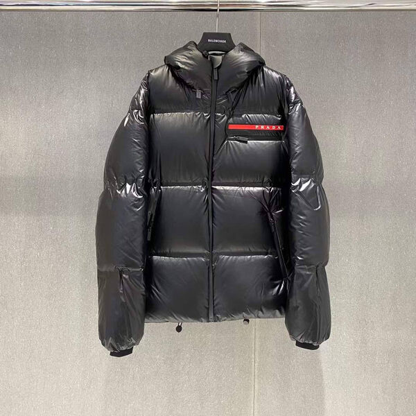 Мужской пуховик Prada мужской черный 161720-3