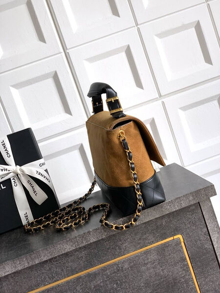 Сумка Chanel женский кожа черный 195080-2