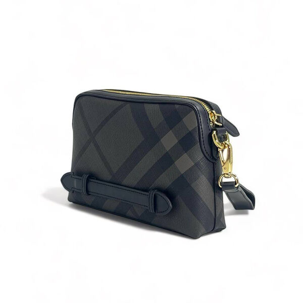 Мужской клатч Burberry мужской кожа графитовый 150061