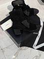Ботильоны Chanel женский замша черный 131474-4