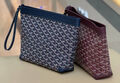 Клатч Goyard женский кожа бордовый 195050-2