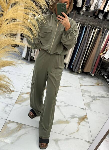 Костюм Max Mara женский болотный 150502