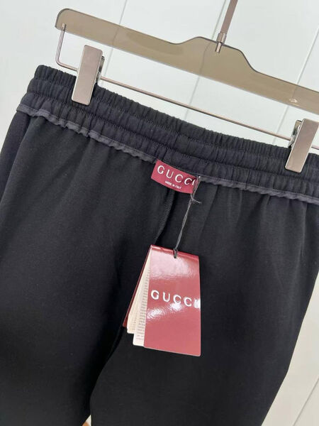 Мужские брюки Gucci мужской черный 180248-10