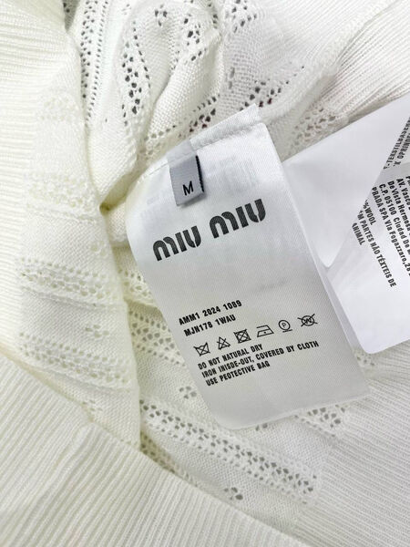 Майка Miu Miu женский белый 173639-3