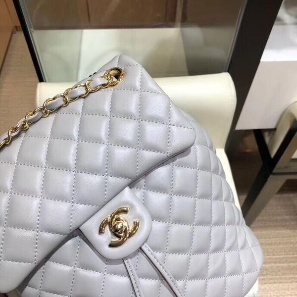 Рюкзак Chanel мужской кожа графитовый 20138-4