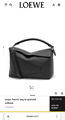 Сумка Loewe женский кожа черный 201945-2