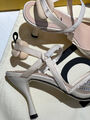 Туфли Fendi женский сатин графитовый 112215-2