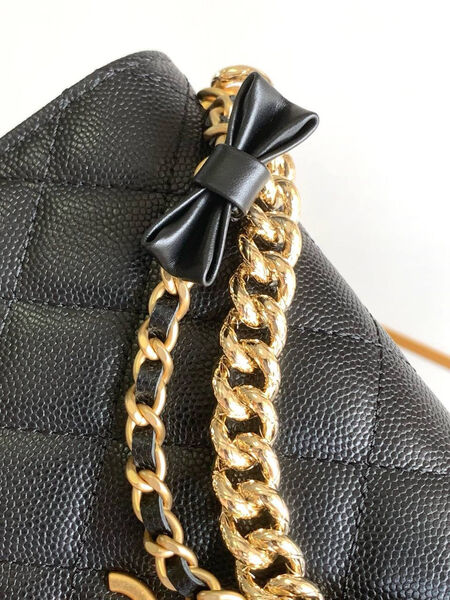 Сумка Chanel женский кожа черный 195081-3