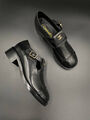 Лоферы Chanel женский кожа черный 129257-2