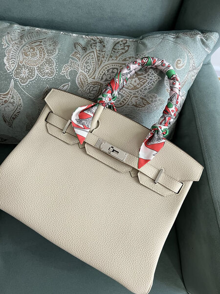 Сумка Hermès Birkin 30 женский кожа бежевый 140087-4
