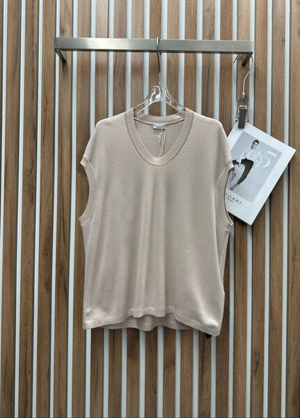 Футболка Brunello Cucinelli женский графитовый 162752-3