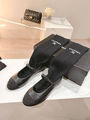 Балетки Chanel женский кожа черный 137670-4