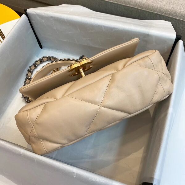 Сумка Chanel (26 см) женский кожа бежевый 73545-5