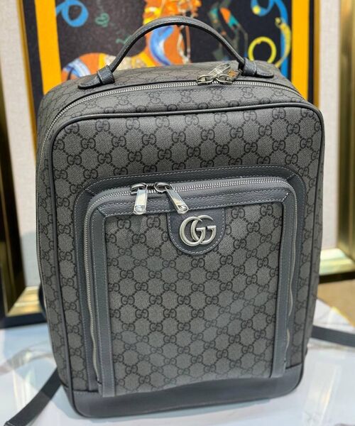 Рюкзак Gucci женский канва графитовый 137918