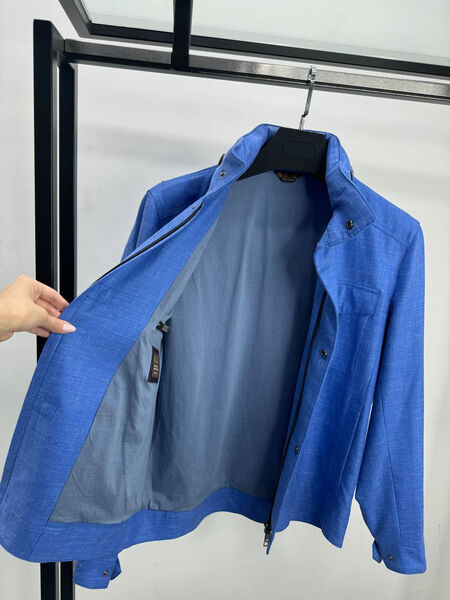 Мужская куртка Loro Piana мужской бирюзовый 193821-2