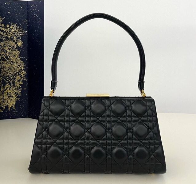 Сумка Christian Dior женский кожа черный 129802