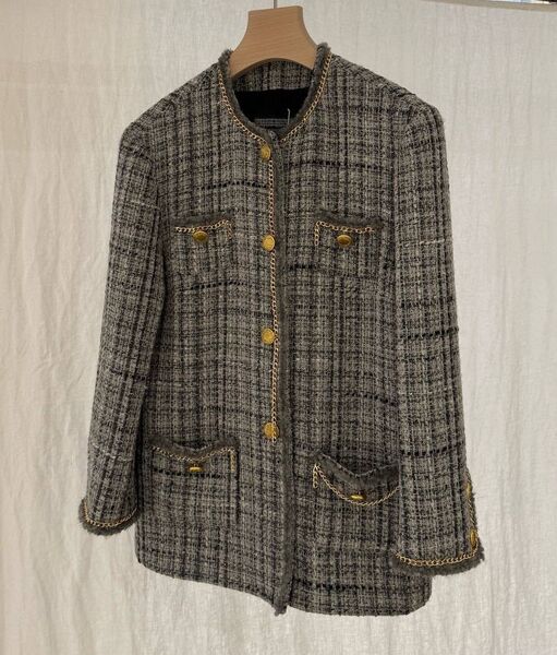 Пиджак Chanel женский графитовый 159765