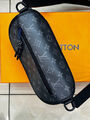 Мужская сумка мессенджер Louis Vuitton мужской кожа черный 169140-3
