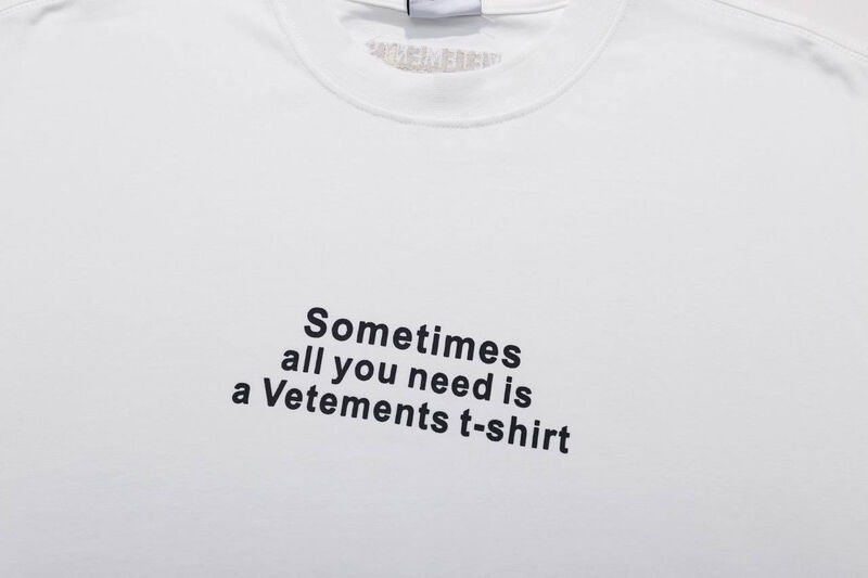 Мужская футболка Vetements мужской белый 173246-4