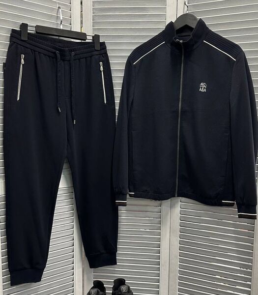 Мужской костюм Brunello Cucinelli мужской черный 130779