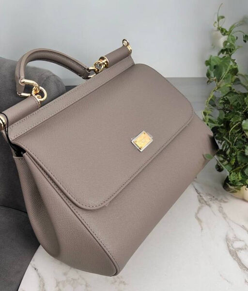 Сумка Dolce & Gabbana женский кожа графитовый 156591-2
