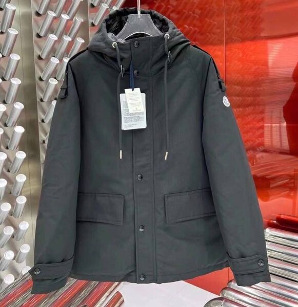 Мужская куртка Moncler мужской черный 166537