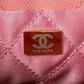 Сумка Chanel 22 женский кожа розовый 126353-10