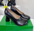 Туфли Bottega Veneta женский кожа,канва черный,серебристый 147144