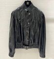 Куртка Chanel женский кожа черный 157404-1