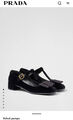 Туфли Prada женский замша черный 173741-2