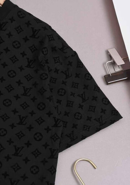 Мужская футболка Louis Vuitton мужской черный 172898-4