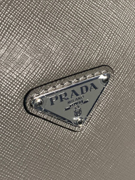 Мужской портфель Prada мужской кожа графитовый 170380-8