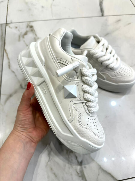 Кеды Valentino женский кожа белый 103483-5