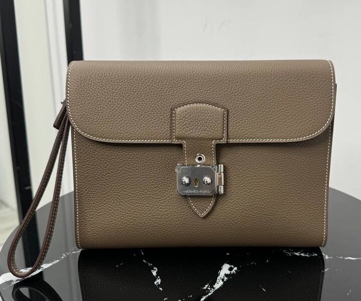 Мужской клатч Hermès мужской кожа 193871