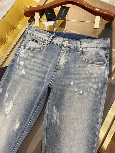 Мужские джинсы Dolce & Gabbana мужской джинса бирюзовый 153166-5