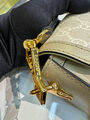 Сумка Gucci Horsebit 1955 женский канва графитовый 137915-7