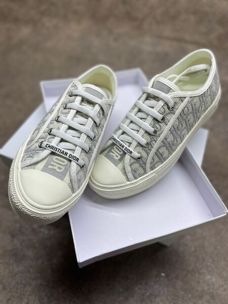 Кеды Christian Dior женский текстиль графитовый 24470-3
