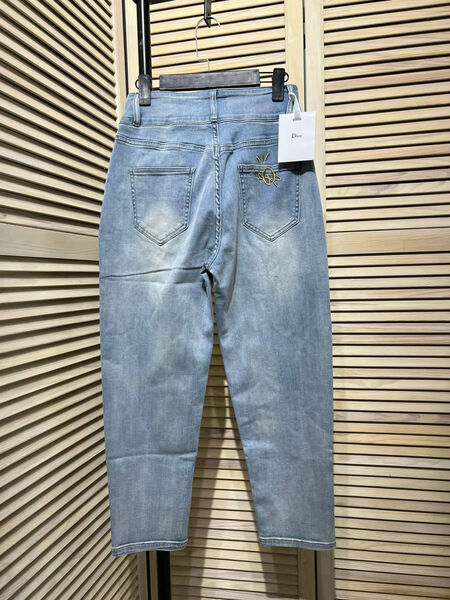 Джинсы Christian Dior женский джинса бирюзовый 114209-2
