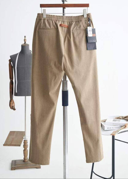 Мужские брюки Zegna мужской бежевый 132912-9
