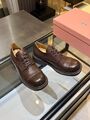 Женские дерби Miu Miu женский кожа коричневый h2150273-1-6