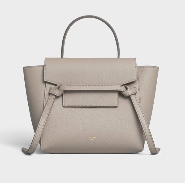 Сумка Celine Belt Nano женский кожа бежевый 141397