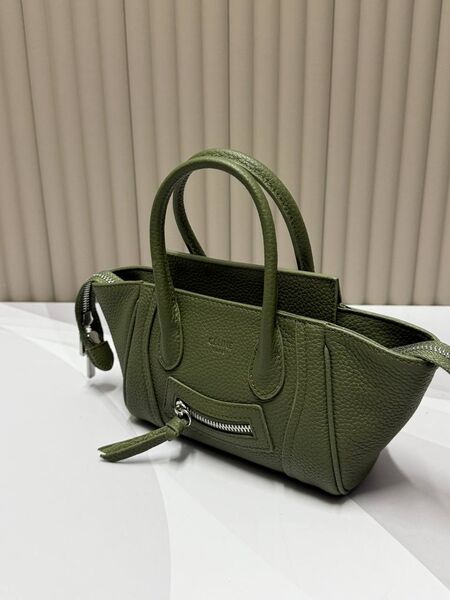 Сумка Celine женский кожа хаки m3758439-1-2